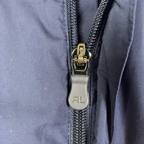 Polo Golf Ralph Lauren Mens XL Navy Windbreaker Quail Hollow Championship Jacket - Picture 8 of 9